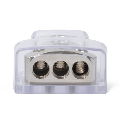 เครื่องเสียงรถยนต์ 3 ทิศทาง AMP Power/GROUND CABLE Splitter Distribution BLOCK 4GA, 3-Way