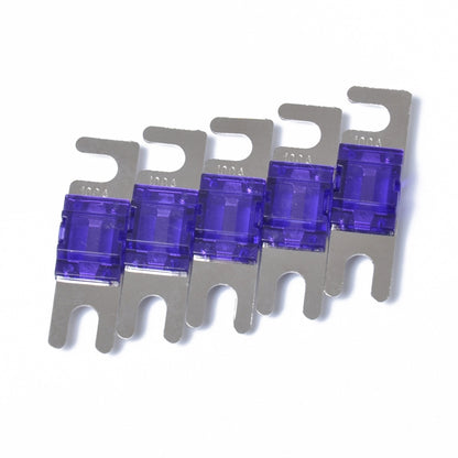 5 ชิ้นเครื่องเสียงรถยนต์ AFS Mini ANL 100Amp ฟิวส์ Nicked Plated, 100Amp