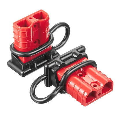 ปลั๊กขั้วต่อด่วนแบตเตอรี่ 50 แอมป์ + ฝาครอบกันฝุ่นสำหรับคาราวานรถ, 50Amp