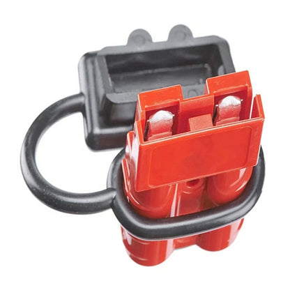 ปลั๊กขั้วต่อด่วนแบตเตอรี่ 50 แอมป์ + ฝาครอบกันฝุ่นสำหรับคาราวานรถ, 50Amp