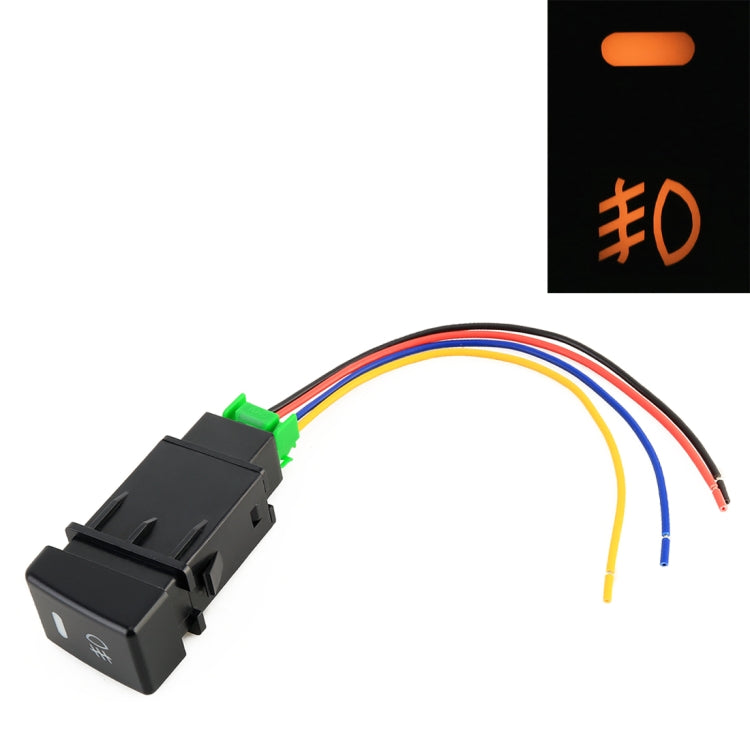 สวิตช์ปุ่มเปิด-ปิดไฟตัดหมอกรถยนต์สำหรับอีซูซุพร้อมสายเคเบิล, For Isuzu, with Cable