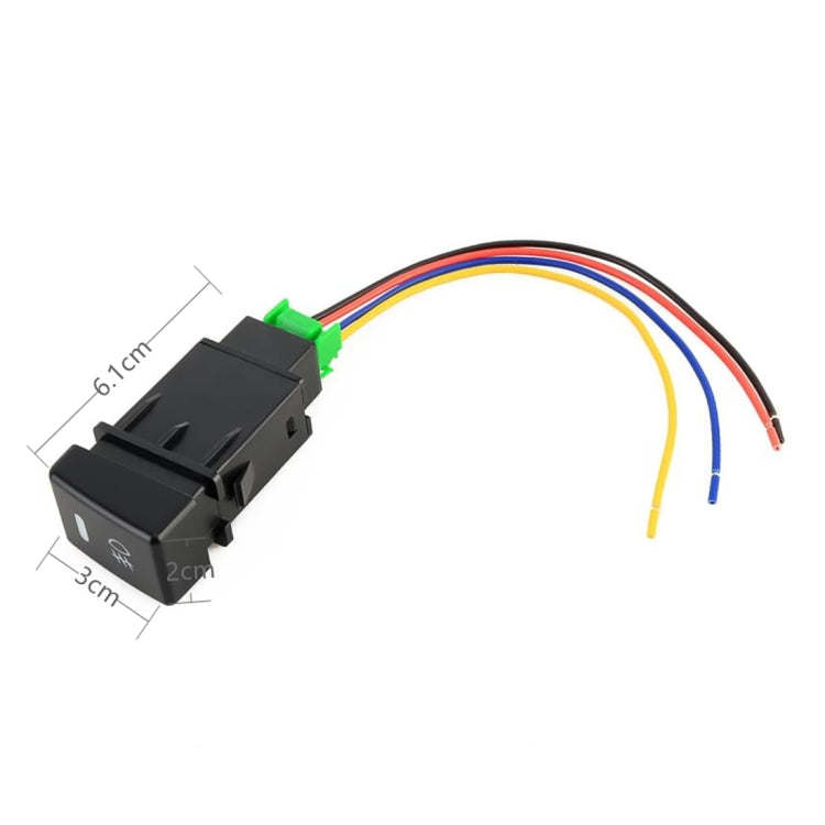 สวิตช์ปุ่มเปิด-ปิดไฟตัดหมอกรถยนต์สำหรับอีซูซุพร้อมสายเคเบิล, For Isuzu, with Cable