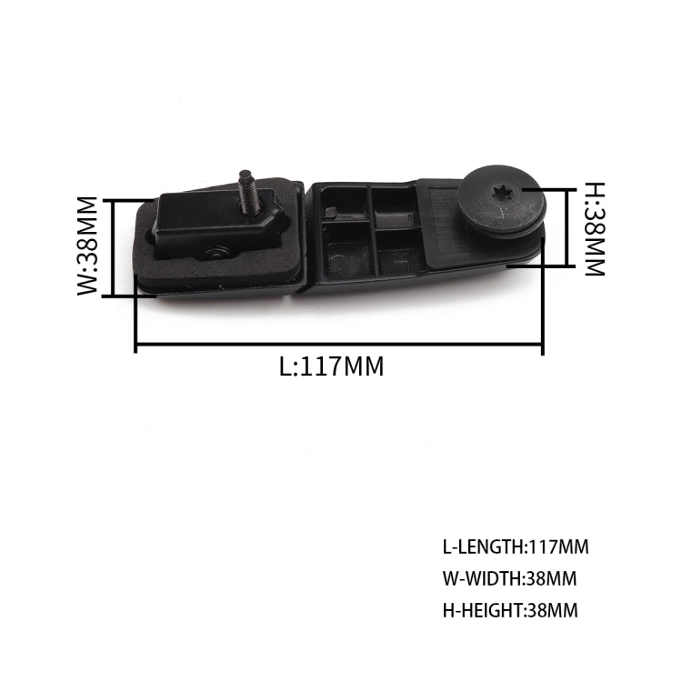 2 ชิ้นกระจกรถยนต์ด้านหลัง Liftgate บานพับกระจก YL8Z78420A68BA สำหรับฟอร์ด, YL8Z78420A68BA