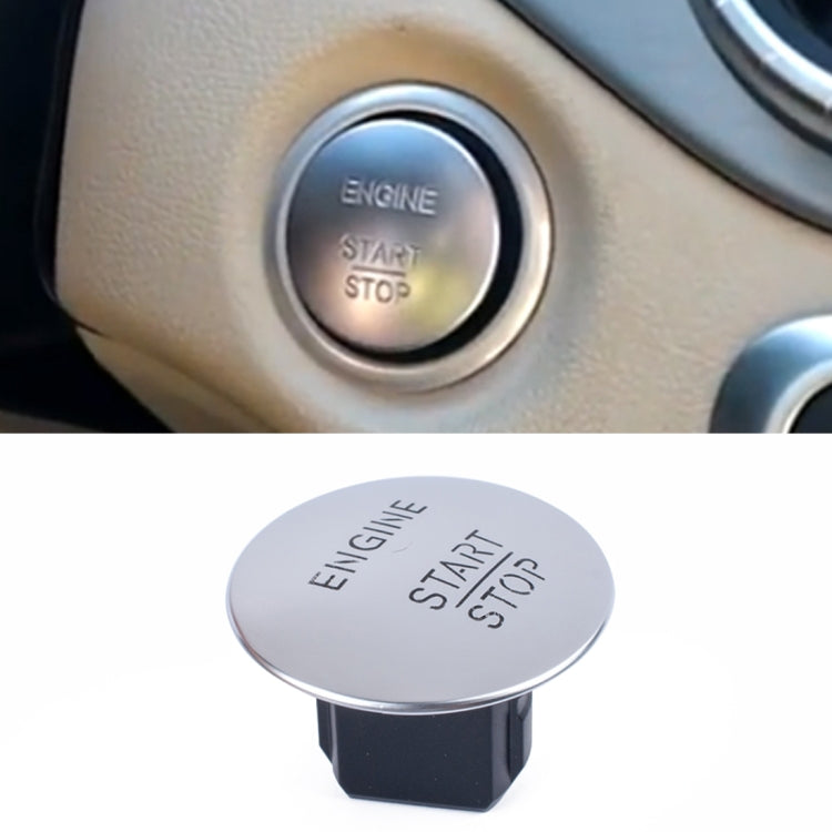รถKeylessสวิทช์เครื่องยนต์Start Key PUSHปุ่ม 2215450514 สำหรับMercedes-Benz W164 W205, Silver