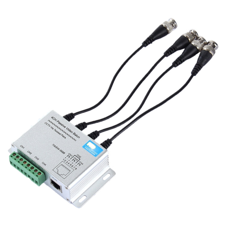 HD204A-F HD-CVI/TVI/AHD กล้องวงจรปิด 4CH UTP Passive Video Balun, HD204A-F