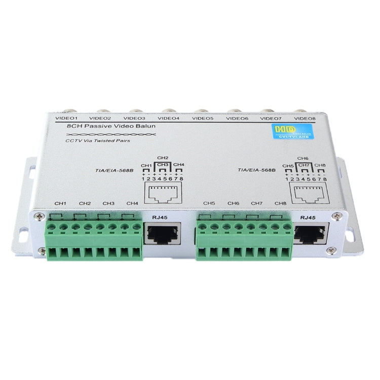 HD208 HD-CVI/TVI/AHD กล้องวงจรปิด 8CH Passive Video Balun, HD208