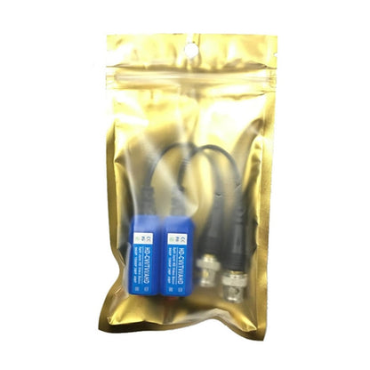 2 ชิ้น Anpwoo 210C Spliceable ชนิดสกรูโคแอกเซียล HD-CVI / AHD / TVI 1CH Passive Transceiver วิดีโอ Balun, Video Balun