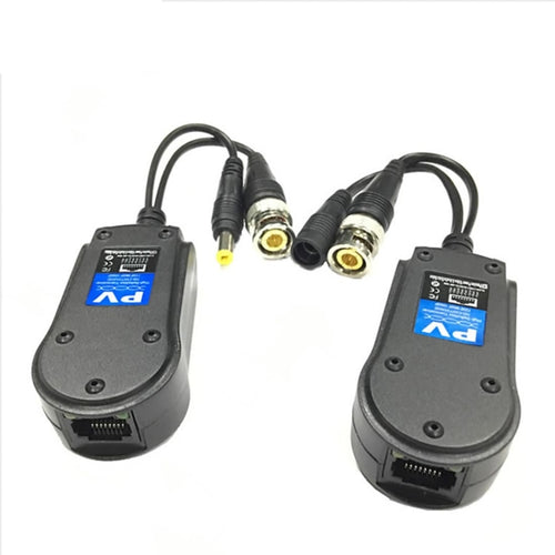 2 ชิ้น Anpwoo 230PV Spliceable 2 in 1 Power + วิดีโอ Balun HD-CVI / AHD / TVI Passive Twisted Transceiver, HD-CVI/AHD/TVI