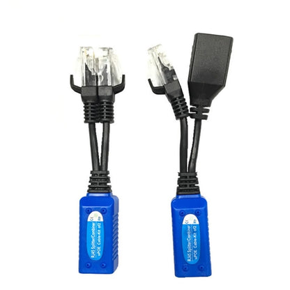 2 PCS Anpwoo UPOE02 Spliceable 2 in 1 POE (Power + Ethernet) ตัวรับส่งสัญญาณแบบ Passive Twisted, UPOE02
