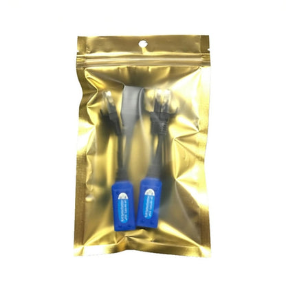 2 PCS Anpwoo UPOE02 Spliceable 2 in 1 POE (Power + Ethernet) ตัวรับส่งสัญญาณแบบ Passive Twisted, UPOE02