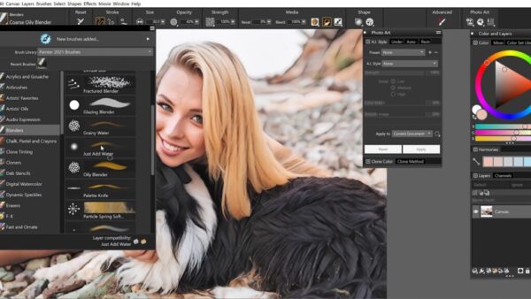 Corel Painter 2021 + Premium Brush Packs Full Version MacOS