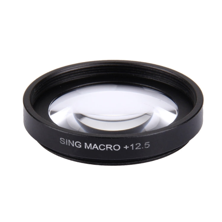 JUNESTAR Proffesional 37 มม.12.5X Macro เลนส์กรอง + ฝาครอบเลนส์สำหรับ GoPro และ Xiaomi Xiaoyi Yi Sport Action กล้อง, 12.5X Macro Lens