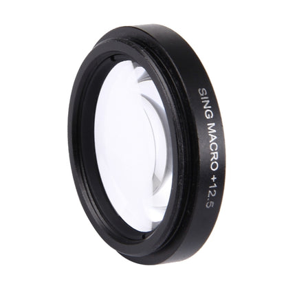JUNESTAR Proffesional 37 มม.12.5X Macro เลนส์กรอง + ฝาครอบเลนส์สำหรับ GoPro และ Xiaomi Xiaoyi Yi Sport Action กล้อง, 12.5X Macro Lens