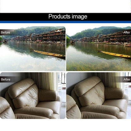 JUNESTAR สำหรับ Xiaomi Xiaoyi Yi II กล้องกีฬา 4K Proffesional ตัวกรอง CPL 37 มม. + หมวกป้องกันเลนส์, CPL Filter+Lens Cap