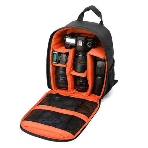 INDEPMAN DL-B012 กระเป๋าเป้สะพายหลังกีฬากลางแจ้งแบบพกพาสำหรับ GoPro, SJCAM, Nikon, Canon, Xiaomi Xiaoyi YI, ขนาด: 27.5 * 12.5 * 34 ซม.