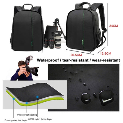 INDEPMAN DL-B012 กระเป๋าเป้สะพายหลังกีฬากลางแจ้งแบบพกพาสำหรับ GoPro, SJCAM, Nikon, Canon, Xiaomi Xiaoyi YI, ขนาด: 27.5 * 12.5 * 34 ซม.