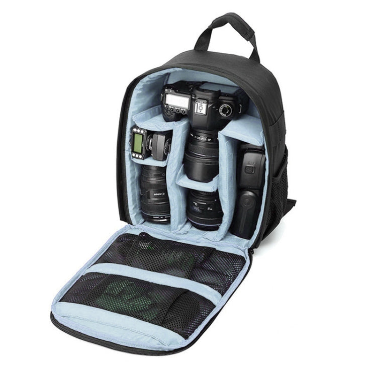 INDEPMAN DL-B012 กระเป๋าเป้สะพายหลังกีฬากลางแจ้งแบบพกพาสำหรับ GoPro, SJCAM, Nikon, Canon, Xiaomi Xiaoyi YI, ขนาด: 27.5 * 12.5 * 34 ซม.
