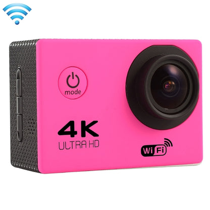 F60 2.0 นิ้วหน้าจอ 170 องศามุมกว้าง WiFi Sport Action กล้องกล้องวิดีโอพร้อมเคสกันน้ำรองรับการ์ด Micro SD 64GB, F60 (Yellow), F60 (White), F60 (Silver), F60 (Magenta), F60 (Blue), F60 (Gold), F60 (Black)