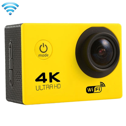 F60 2.0 นิ้วหน้าจอ 170 องศามุมกว้าง WiFi Sport Action กล้องกล้องวิดีโอพร้อมเคสกันน้ำรองรับการ์ด Micro SD 64GB, F60 (Yellow), F60 (White), F60 (Silver), F60 (Magenta), F60 (Blue), F60 (Gold), F60 (Black)