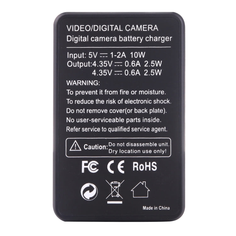 AHDBT-501 หน้าจอ LCD เครื่องชาร์จแบตเตอรี่คู่สำหรับ GoPro HERO5 พร้อมจอแสดงผลความจุในการชาร์จ, For GoPro HERO5
