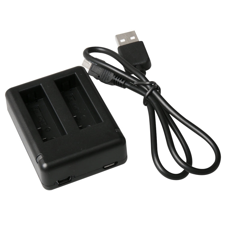 BC-AZ16 กล้องดิจิตอล USB เครื่องชาร์จแบตเตอรี่คู่สำหรับ Xiaomi Xiaoyi II 4K, For Xiaomi Xiaoyi II 4K