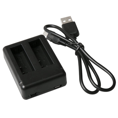 BC-AZ16 กล้องดิจิตอล USB เครื่องชาร์จแบตเตอรี่คู่สำหรับ Xiaomi Xiaoyi II 4K, For Xiaomi Xiaoyi II 4K