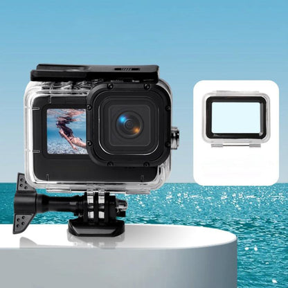 เคสกันน้ำ + ฝาหลังแบบสัมผัสสำหรับ GoPro HERO10 Black / HERO9 Black, Case + Touch Cover for GoPro9