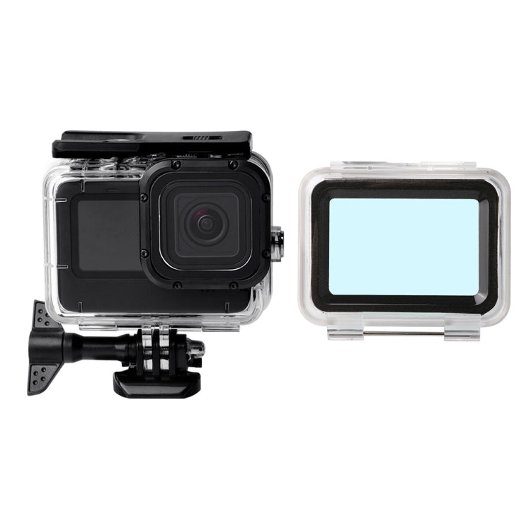 เคสกันน้ำ + ฝาหลังแบบสัมผัสสำหรับ GoPro HERO10 Black / HERO9 Black, Case + Touch Cover for GoPro9