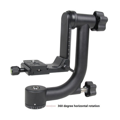 YELANGU แนวนอน 360 องศา Gimbal ขาตั้งกล้องสำหรับ Home DV และกล้อง SLR, YLG0401E