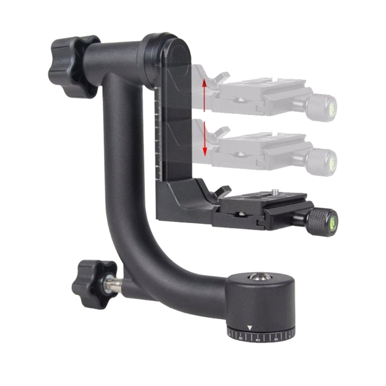 YELANGU แนวนอน 360 องศา Gimbal ขาตั้งกล้องสำหรับ Home DV และกล้อง SLR, YLG0401E