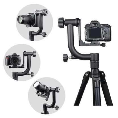 YELANGU แนวนอน 360 องศา Gimbal ขาตั้งกล้องสำหรับ Home DV และกล้อง SLR, YLG0401E