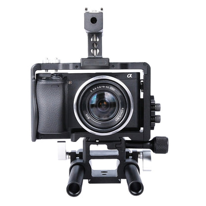 YELANGU YLG0905A กล้องวิดีโอกรงจับโคลงสำหรับ Sony A6000/A6300/A6400/A6500
