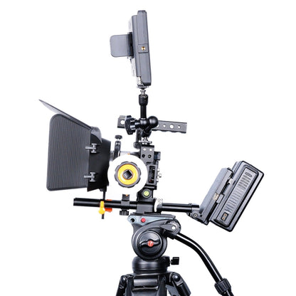 YELANGU YLG0905A กล้องวิดีโอกรงจับโคลงสำหรับ Sony A6000/A6300/A6400/A6500