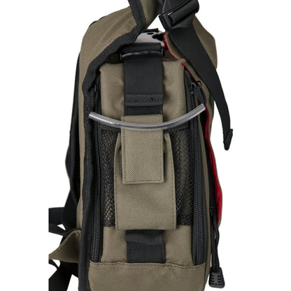 CADEN สามเหลี่ยมรูปร่าง Tscope สลิงไหล่ข้ามกระเป๋ากล้องดิจิตอล เคส กระเป๋านุ่มพร้อมฝาครอบฝนสำหรับ Canon Nikon Sony K1, ขนาด: 36 * 31 * 15 ซม.