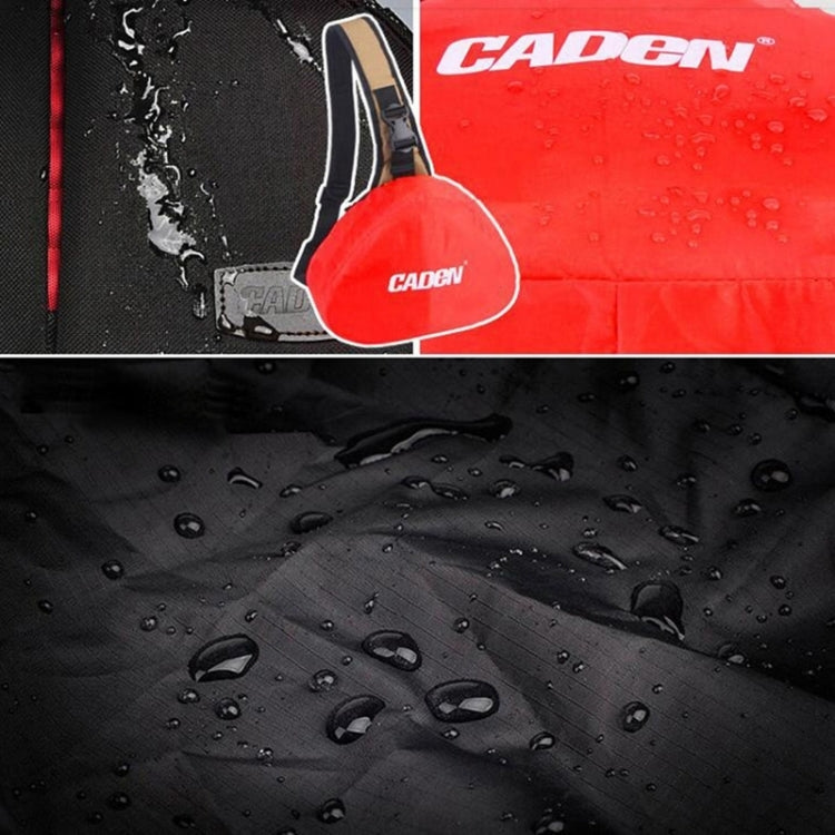 CADEN สามเหลี่ยมรูปร่าง Tscope สลิงไหล่ข้ามกระเป๋ากล้องดิจิตอล เคส กระเป๋านุ่มพร้อมฝาครอบฝนสำหรับ Canon Nikon Sony K1, ขนาด: 36 * 31 * 15 ซม.