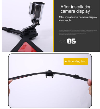 Bullet Time Rig 360 องศา Selfie Mount สำหรับ PULUZ Action กล้องกีฬา Jaws Flex Clamp Mount สำหรับ GoPro Hero11 สีดำ / HERO10 สีดำ / 9 สีดำ / 8 สีดำ / 7 / 6 / 5 / 5 เซสชัน / 4 เซสชัน / 4 / 3 + / 3 / 2/1, DJI Osmo Action และกล้องแอคชั่นอื่นๆ, Bullet Time