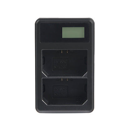เครื่องชาร์จแบตเตอรี่จอแสดงผล LCD แบบ Dual Channel พร้อมพอร์ต USB สำหรับแบตเตอรี่ Sony NP-FZ100 เข้ากันได้กับ Sony A9 (ILCE-9), Dual NP-FZ100 Battery