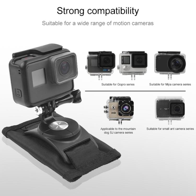 360 องศาหมุน Quick Release สายคล้องไหล่กระเป๋าเป้สะพายหลัง Mount สำหรับ GoPro Hero11 สีดำ/HERO10 สีดำ/9 สีดำ/8 สีดำ/7/6/5/5 เซสชัน/4 เซสชัน/4/3 +/3/2/1, DJI Osmo Actionและกล้องแอ็คชั่นอื่นๆ