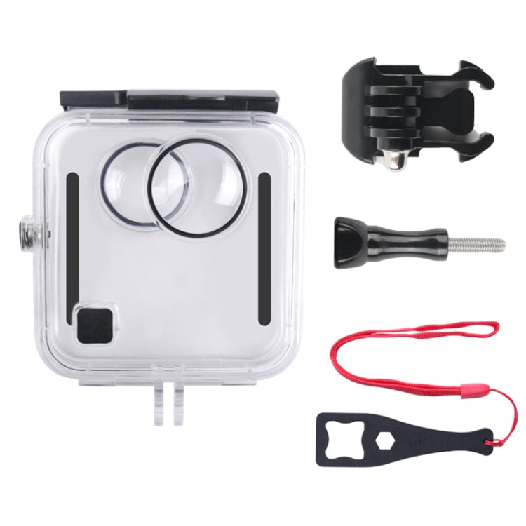เคสป้องกันที่อยู่อาศัยกันน้ำ 40 ม. สำหรับ GoPro Fusion พร้อมหัวเข็มขัดแบบพื้นฐานและสกรูและประแจ, For GoPro Fusion