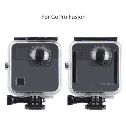 เคสป้องกันที่อยู่อาศัยกันน้ำ 40 ม. สำหรับ GoPro Fusion พร้อมหัวเข็มขัดแบบพื้นฐานและสกรูและประแจ, For GoPro Fusion