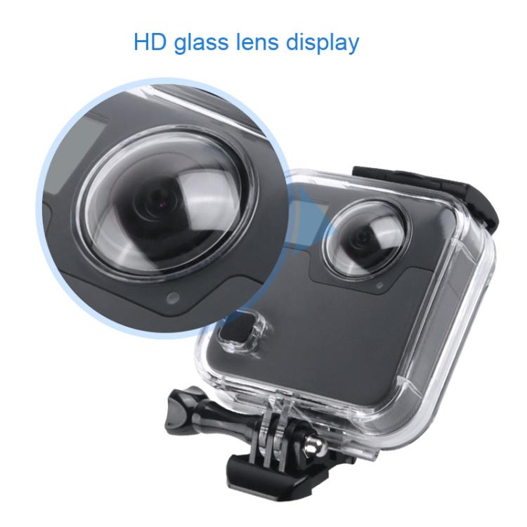 เคสป้องกันที่อยู่อาศัยกันน้ำ 40 ม. สำหรับ GoPro Fusion พร้อมหัวเข็มขัดแบบพื้นฐานและสกรูและประแจ, For GoPro Fusion