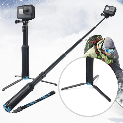 แบบพกพาที่วางขาตั้งกล้องแบบพับได้เซลฟี่ Monopod Stick สำหรับ GoPro Hero11 สีดำ / HERO10 สีดำ / HERO9 สีดำ / HERO8 / HERO7 / 6/5/5 เซสชัน / 4 เซสชัน / 4/3 + / 3/2/1, Insta360 ONE R, DJI Osmo Actionและกล้องแอคชั่นอื่นๆ ความยาว: 23.5-81 ซม, RUIGPRO