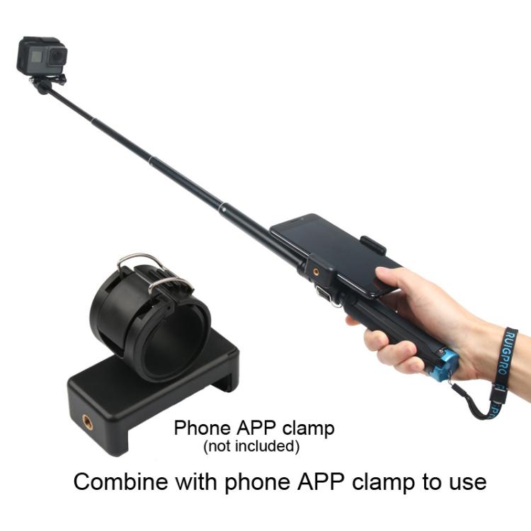 แบบพกพาที่วางขาตั้งกล้องแบบพับได้เซลฟี่ Monopod Stick สำหรับ GoPro Hero11 สีดำ / HERO10 สีดำ / HERO9 สีดำ / HERO8 / HERO7 / 6/5/5 เซสชัน / 4 เซสชัน / 4/3 + / 3/2/1, Insta360 ONE R, DJI Osmo Actionและกล้องแอคชั่นอื่นๆ ความยาว: 23.5-81 ซม, RUIGPRO
