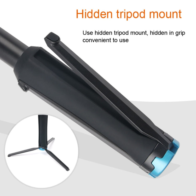 แบบพกพาที่วางขาตั้งกล้องแบบพับได้เซลฟี่ Monopod Stick สำหรับ GoPro Hero11 สีดำ / HERO10 สีดำ / HERO9 สีดำ / HERO8 / HERO7 / 6/5/5 เซสชัน / 4 เซสชัน / 4/3 + / 3/2/1, Insta360 ONE R, DJI Osmo Actionและกล้องแอคชั่นอื่นๆ ความยาว: 23.5-81 ซม, RUIGPRO