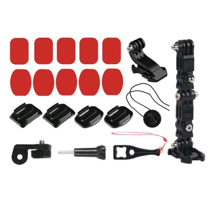 หมวกกันน็อคขี่จักรยานกาว Multi-Joint Arm ชุดติดตั้งคงที่พร้อม J-Hook Buckle Mount และอะแดปเตอร์และสกรูสำหรับ DJI Osmo Action, GoPro HERO10 Black / 9 Black / HERO8 Black / 7/6/5/5 เซสชัน / 4 เซสชัน / 4/3+ /3 /2 /1, Xiaoyi และกล้องแอคชั่นอื่นๆ           ...