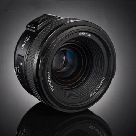 YONGNUO YN35MM F2N 1:2 AF/MF มุมกว้าง/Prime Auto Focus เลนส์สำหรับกล้อง Nikon DSLR, YN35mm F2N