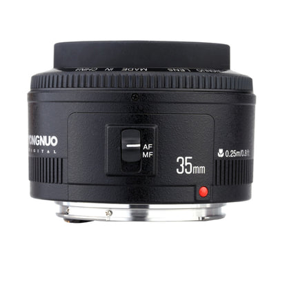 YONGNUO YN35MM F2N 1:2 AF/MF มุมกว้าง/Prime Auto Focus เลนส์สำหรับกล้อง Nikon DSLR, YN35mm F2N