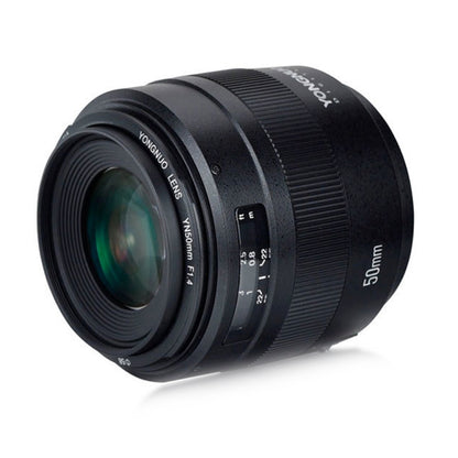 YONGNUO YN50MM F1.4C F1.4 เลนส์โฟกัสอัตโนมัติขนาดใหญ่เลนส์สำหรับ Canon, YN50mm F1.4C