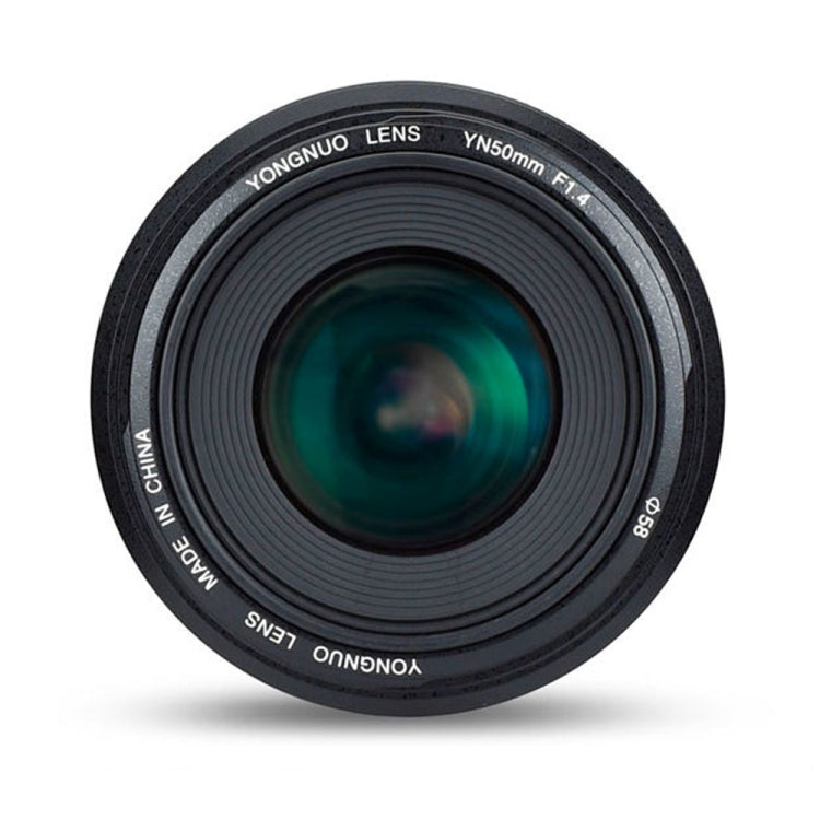 YONGNUO YN50MM F1.4C F1.4 เลนส์โฟกัสอัตโนมัติขนาดใหญ่เลนส์สำหรับ Canon, YN50mm F1.4C