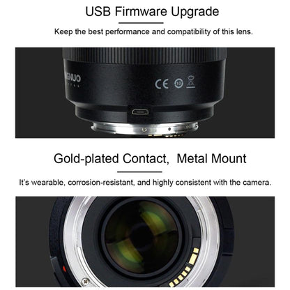 YONGNUO YN50MM F1.4C F1.4 เลนส์โฟกัสอัตโนมัติขนาดใหญ่เลนส์สำหรับ Canon, YN50mm F1.4C